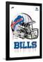 NFL Buffalo Bills - Drip Helmet 20-null-Framed Standard Poster