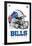 NFL Buffalo Bills - Drip Helmet 20-Trends International-Framed Poster