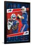 NFL Buffalo Bills - Josh Allen and Stefon Diggs 21-null-Framed Standard Poster