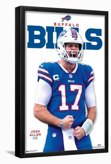 NFL Buffalo Bills - Josh Allen Feature Series 23-Trends International-Framed Poster