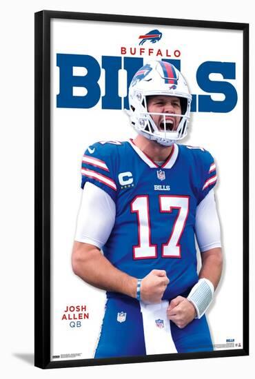 NFL Buffalo Bills - Josh Allen Feature Series 23-Trends International-Framed Poster