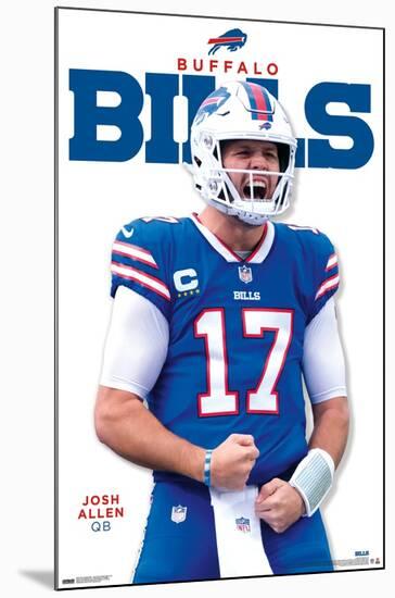 NFL Buffalo Bills - Josh Allen Feature Series 23-Trends International-Mounted Poster