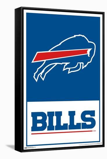 NFL Buffalo Bills - Logo 21-Trends International-Framed Stretched Canvas