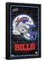 NFL Buffalo Bills - Neon Helmet 23-Trends International-Framed Poster
