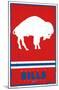 NFL Buffalo Bills - Retro Logo 15-Trends International-Mounted Poster