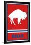 NFL Buffalo Bills - Retro Logo 15-Trends International-Framed Poster