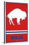 NFL Buffalo Bills - Retro Logo 15-Trends International-Stretched Canvas