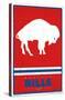 NFL Buffalo Bills - Retro Logo 15-Trends International-Stretched Canvas