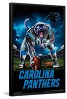 NFL Carolina Panthers - 3 Point Stance 19-Trends International-Framed Poster