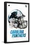 NFL Carolina Panthers - Drip Helmet 20-Trends International-Framed Poster