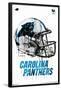 NFL Carolina Panthers - Drip Helmet 20-Trends International-Framed Poster