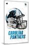 NFL Carolina Panthers - Drip Helmet 20-Trends International-Mounted Poster
