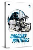 NFL Carolina Panthers - Drip Helmet 20-Trends International-Stretched Canvas