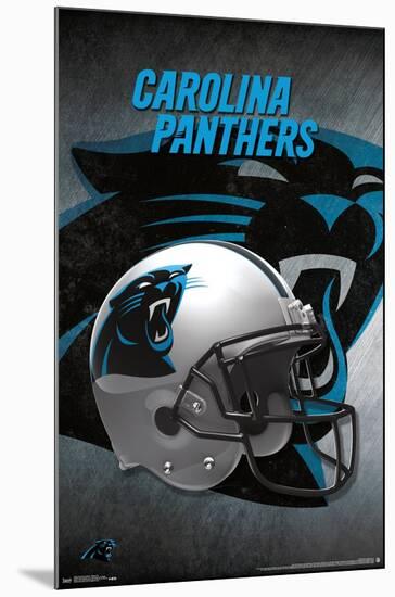 NFL Carolina Panthers - Helmet 16-Trends International-Mounted Poster