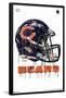 NFL Chicago Bears - Drip Helmet 20-Trends International-Framed Poster
