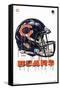NFL Chicago Bears - Drip Helmet 20-Trends International-Framed Stretched Canvas