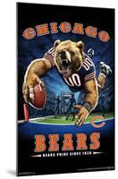 NFL Chicago Bears - End Zone 17-Trends International-Mounted Poster