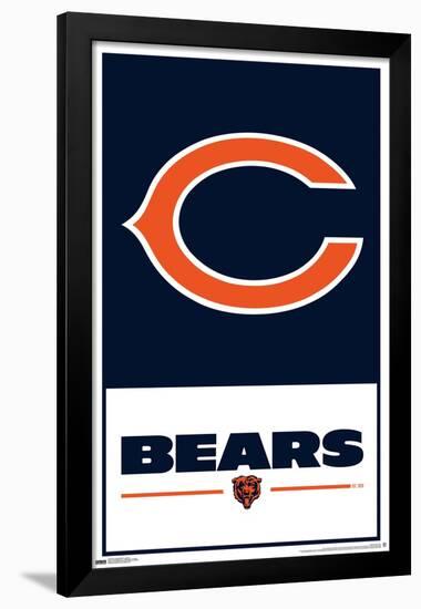 NFL Chicago Bears - Logo 21-Trends International-Framed Poster