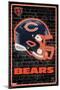 NFL Chicago Bears - Neon Helmet 23-Trends International-Mounted Poster