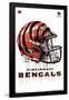 NFL Cincinnati Bengals - Drip Helmet 20-null-Framed Standard Poster