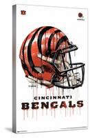 NFL Cincinnati Bengals - Drip Helmet 20-Trends International-Stretched Canvas