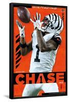 NFL Cincinnati Bengals - Ja'Marr Chase 23-Trends International-Framed Poster