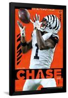 NFL Cincinnati Bengals - Ja'Marr Chase 23-Trends International-Framed Poster