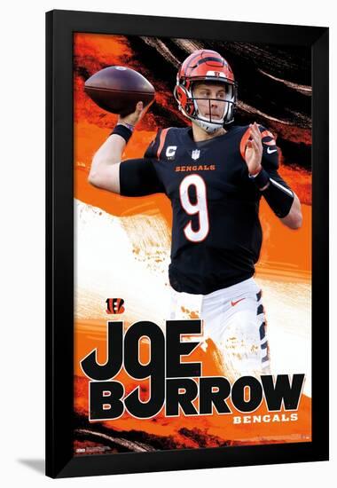 NFL Cincinnati Bengals - Joe Burrow 22-Trends International-Framed Poster