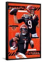 NFL Cincinnati Bengals - Joe Burrow & Ja'Marr Chase 21-Trends International-Framed Poster