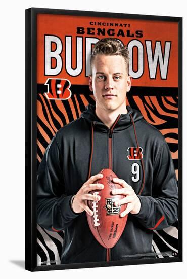 NFL Cincinnati Bengals - Joe Burrow Pose 20-Trends International-Framed Poster