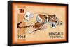 NFL Cincinnati Bengals - Retro Logo 14-Trends International-Framed Poster