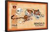 NFL Cincinnati Bengals - Retro Logo 14-Trends International-Framed Poster