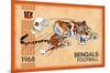 NFL Cincinnati Bengals - Retro Logo 14-Trends International-Mounted Poster