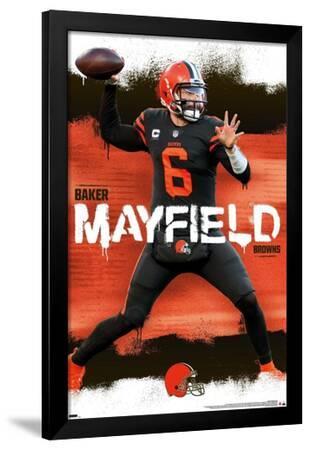 NFL Cleveland Browns - Baker Mayfield 20 Premium Poster--Framed Poster
