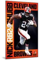 NFL Cleveland Browns - Nick Chubb 22-Trends International-Mounted Poster