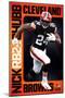 NFL Cleveland Browns - Nick Chubb 22-Trends International-Mounted Poster