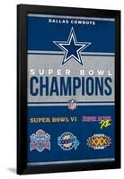 NFL Dallas Cowboys - Champions 23-Trends International-Framed Poster