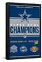 NFL Dallas Cowboys - Champions 23-Trends International-Framed Poster