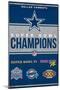 NFL Dallas Cowboys - Champions 23-Trends International-Mounted Poster