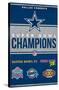 NFL Dallas Cowboys - Champions 23-Trends International-Stretched Canvas