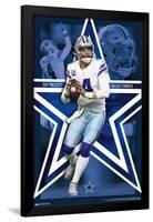 NFL Dallas Cowboys - Dak Prescott 22-Trends International-Framed Poster