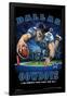 NFL Dallas Cowboys - End Zone 17-Trends International-Framed Poster