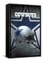 NFL Dallas Cowboys - Helmet 16-Trends International-Framed Stretched Canvas