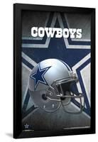 NFL: Dallas Cowboys- Helmet Logo-null-Framed Poster