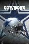 NFL: Dallas Cowboys- Helmet Logo-null-Lamina Framed Poster