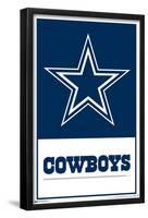 NFL Dallas Cowboys- Logo 21-Trends International-Framed Poster