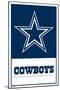 NFL Dallas Cowboys- Logo 21-Trends International-Mounted Poster