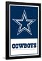 NFL Dallas Cowboys- Logo 21-Trends International-Framed Poster