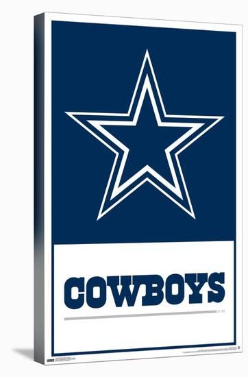 NFL Dallas Cowboys- Logo 21-Trends International-Stretched Canvas