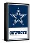 NFL Dallas Cowboys- Logo 21-Trends International-Framed Stretched Canvas